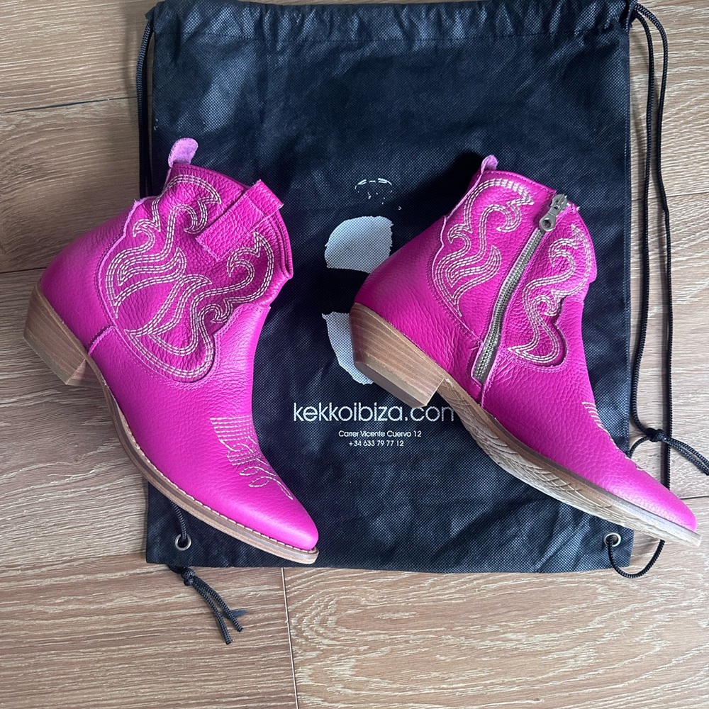 Kekko Ibiza Vero Cuoio Fuschia Boots